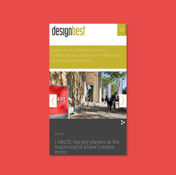 “I-MADE: top key players at the beginning of a new London event.”⁣⁣
⁣⁣
Thank you to <a href="/DesignbestCom/">Designbest</a>, 2019 media partner of #IMADElondon, for the feature article.⁣ 
⁣⁣
Applications are now open for I-MADE 2020 exhibitors: i-made.co.uk