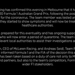 マクラーレンF1、オーストラリアGPを欠場することを発表!