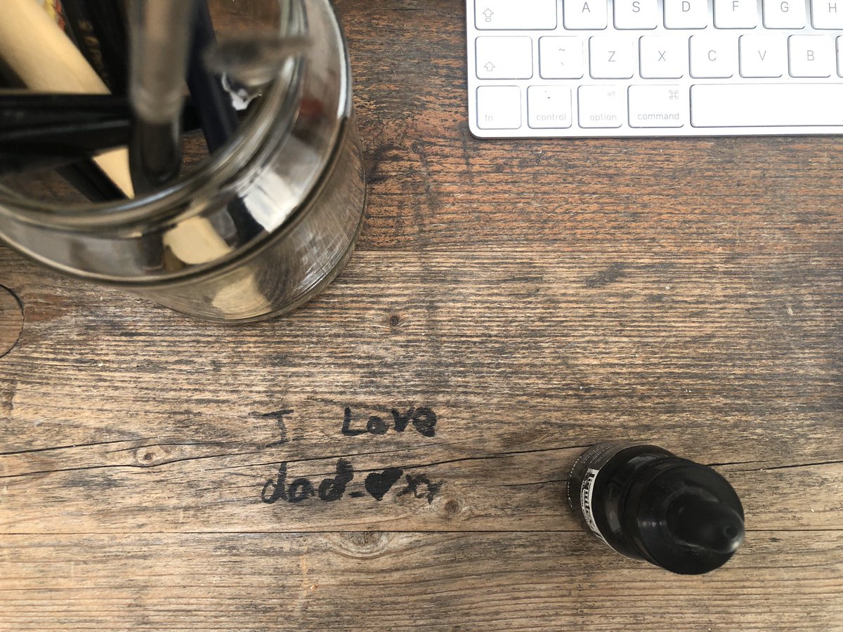 lmppstudio's tweet photo. When you let kids into the studio.
Inked desk. 
.
#ink #designer #artist #studio #whitstable #kidsinoffice #scibble #graffiti https://t.co/ClNe6KNgTd