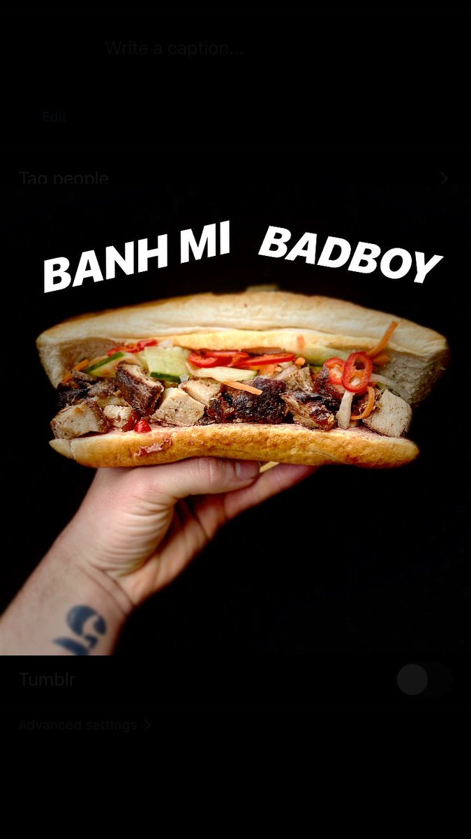 NorthernSoulDC's tweet photo. BEAUTIFUL DAY FOR THE BANH MI BADBOY 🚨 A lot of TLC goes into our lovely pork belly to get that flavour cutting through it all day long 🌯 Our doors are open guys till 3PM today 👍 https://t.co/o0h8SfxMnI