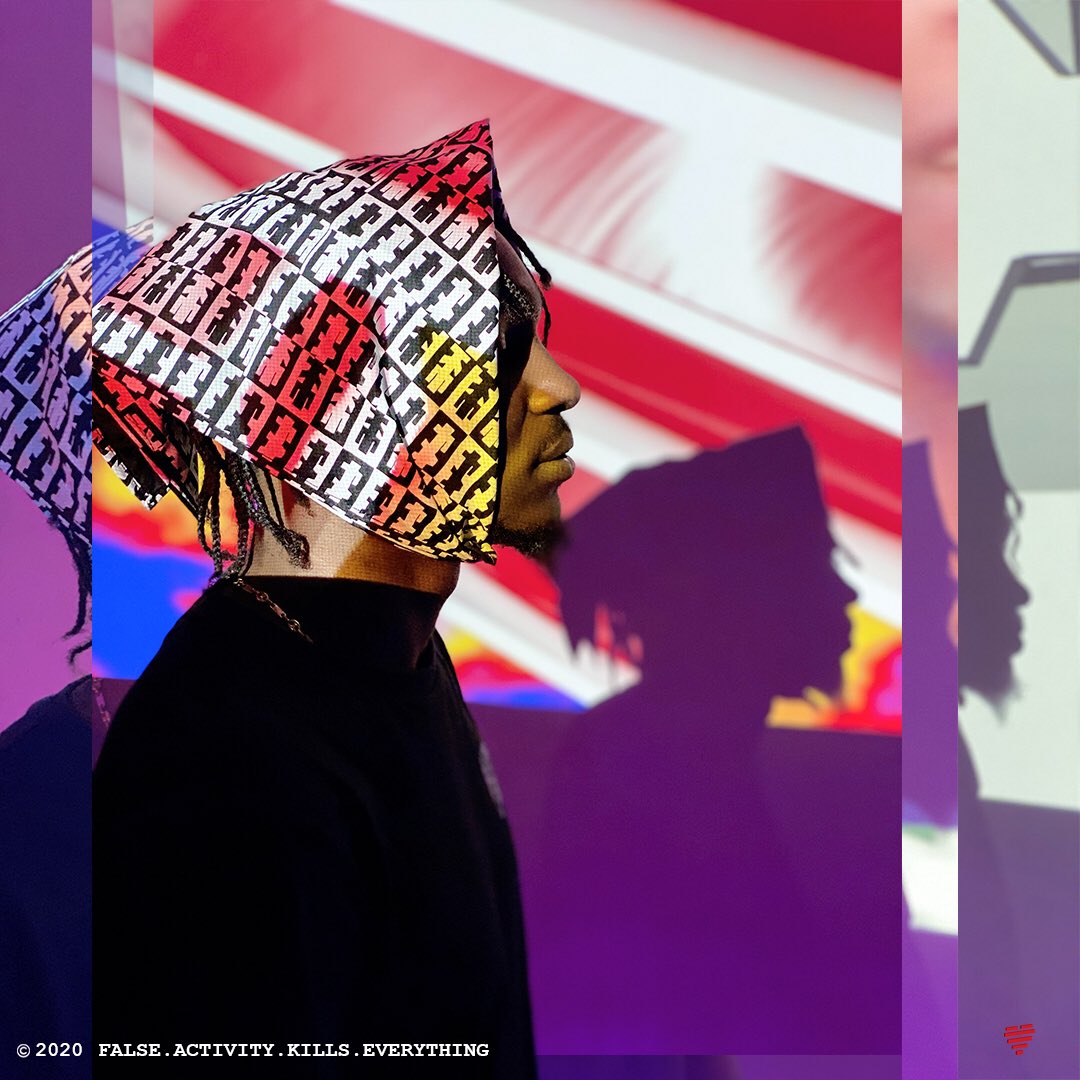 falseactivity's tweet image. A False-kerchief {#AntiCoronaVirus swank} [available at HQ store 🏬; Location in bio].
©2020 False.Activity.kills.Everything
#falseactivity