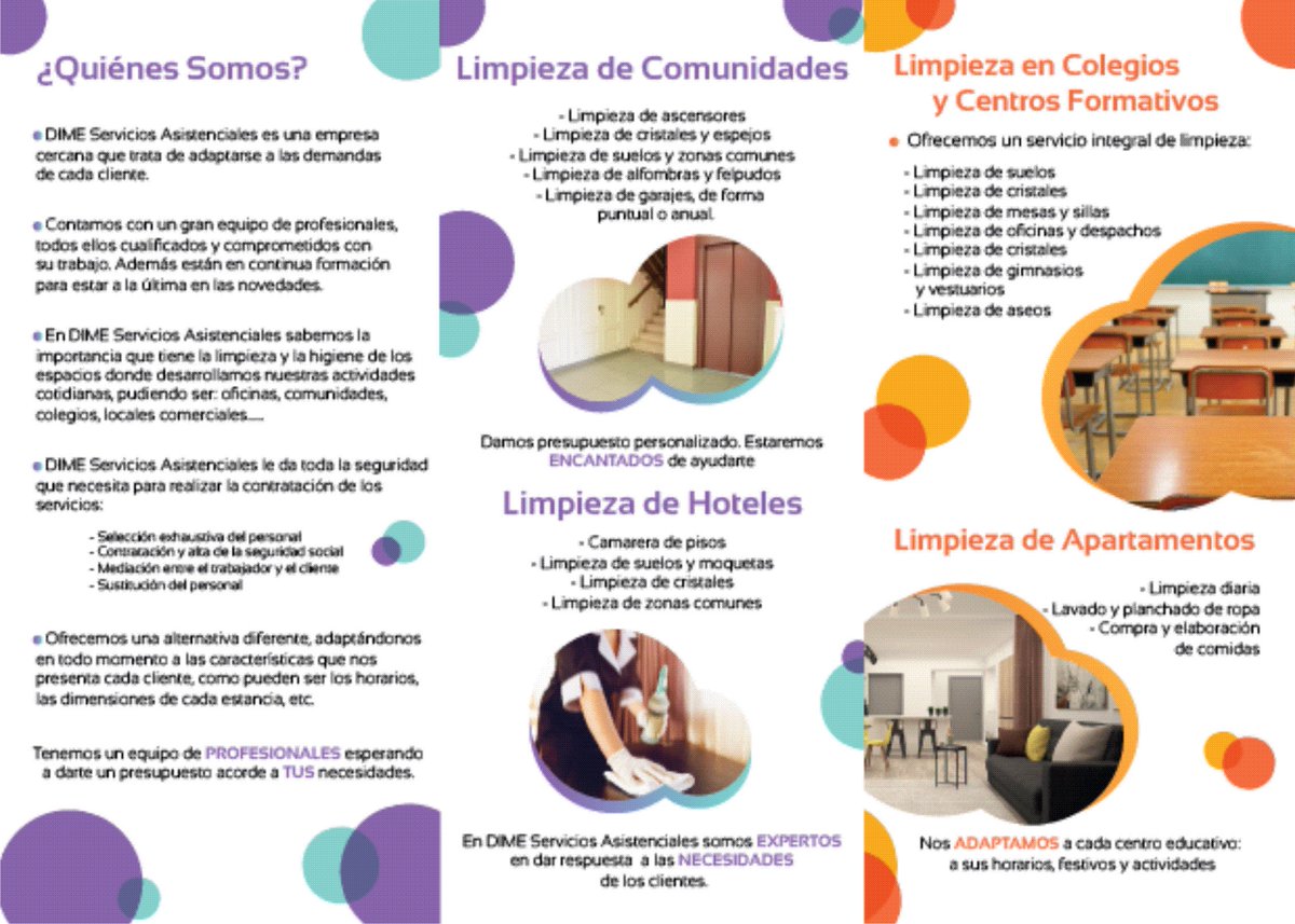 Damos la bienvenida a un nuevo asociado "DIME" Servicios Asistenciales
Avda. del Acueducto, 13 3º derecha