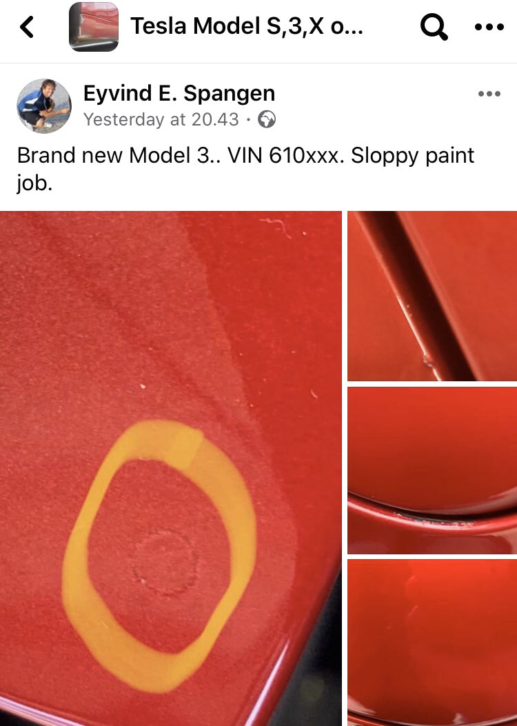 mark_mtv3's tweet image. #TeslaQualityIssues
#TeslaPaintIssues are getting worse. 🙄