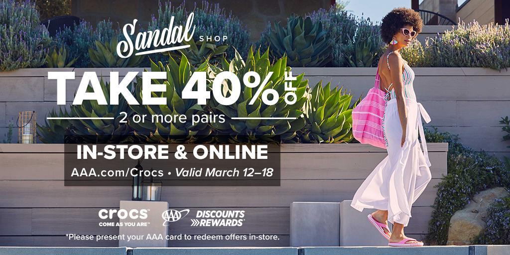 crocs aaa discount