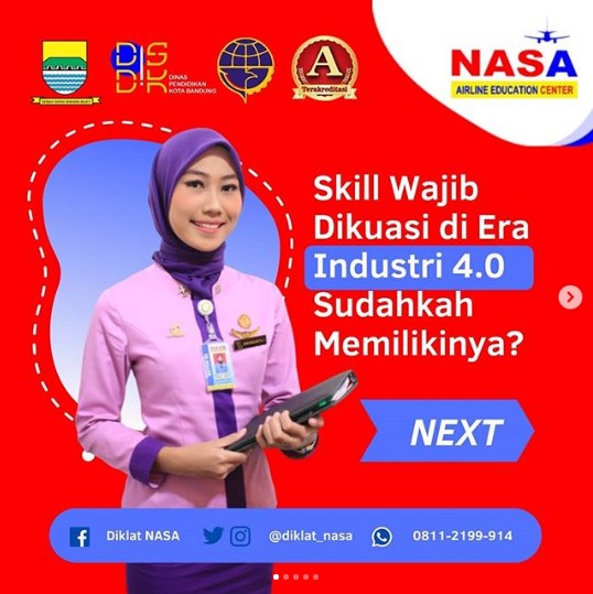 nasatasik's tweet photo. ingin menambah skill nya untuk bisa bekerja di dunia penerbangan???
gabung aja di Diklat NASA
lembaga pendidikan dan pelatihan bidang penerbanagan
info wa : 082214805444
daftar sekarang juga!!! https://t.co/elxXwAhBmM