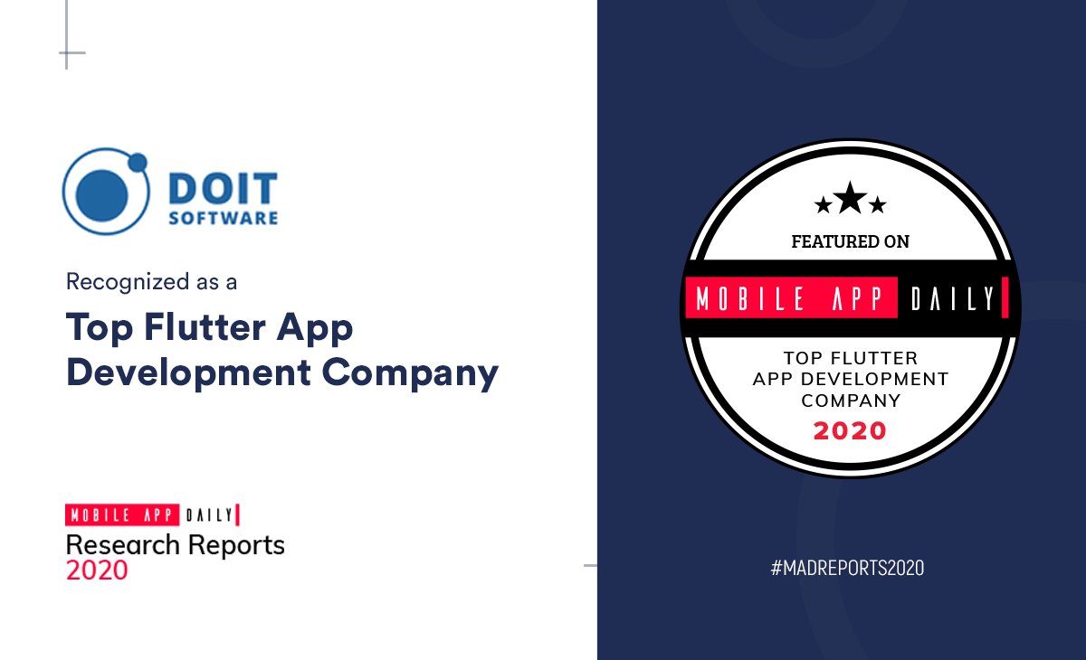 mobileappdaily's tweet image. MobileAppDaily recognizes
DOIT Software
as the Top Flutter App Development Company of 2020.
Read our full report here: bit.ly/2Q6tg98

#flutterappdevelopmentcompany #appdevelopment #flutterapps #MADReports2020 #ResearchReports #mobileapps
