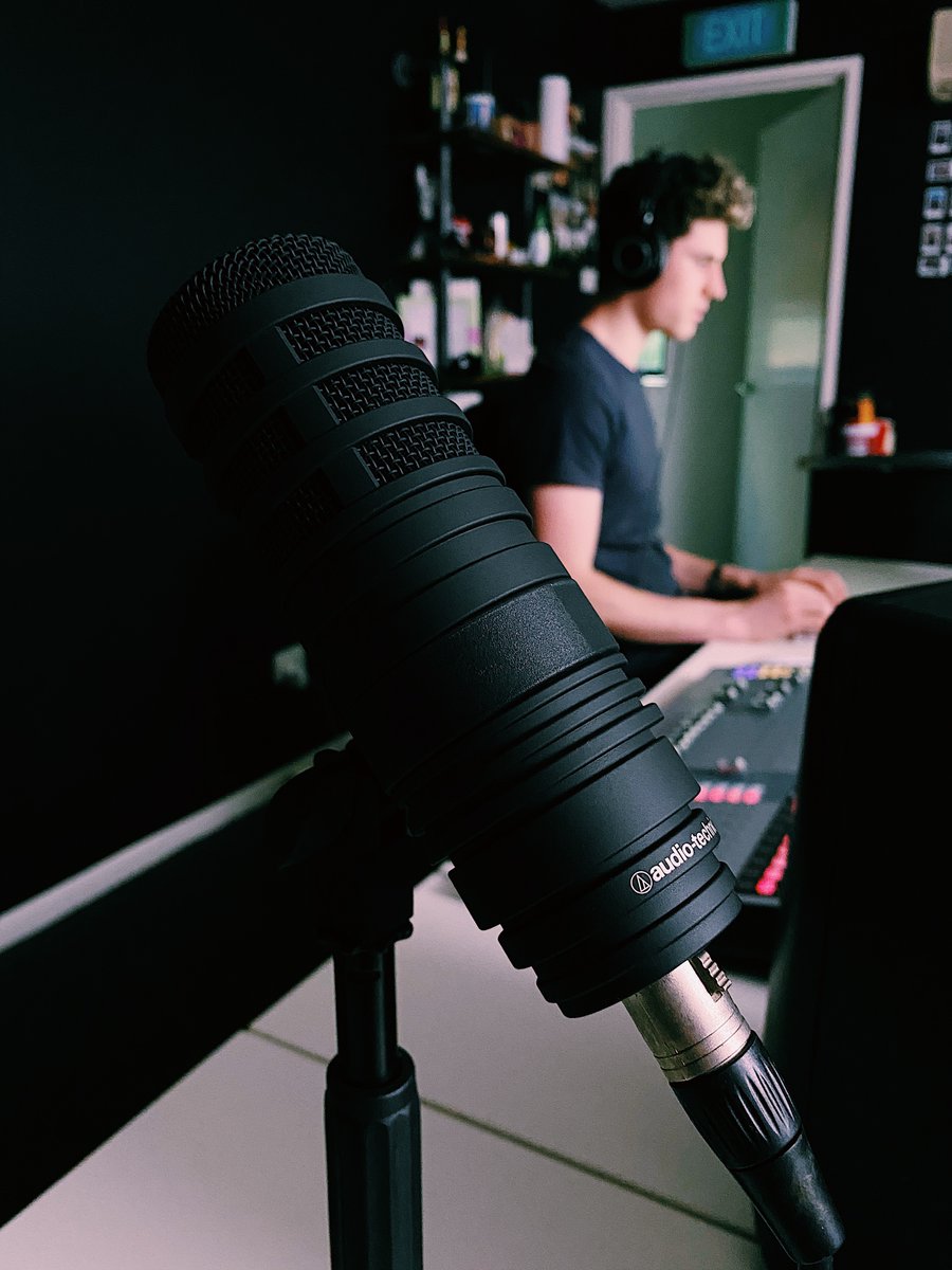 TheDailyTS's tweet photo. The team is growing and we've just added more producer desks so Mr. 97 isn't having to do all the googling. Pumped to be working with @AudioTechnicaAU as we expand our studio! We've used their #headphones for ages and are excited to have their #BP40 mics for the producer Gronks! https://t.co/tRhZG89hNP