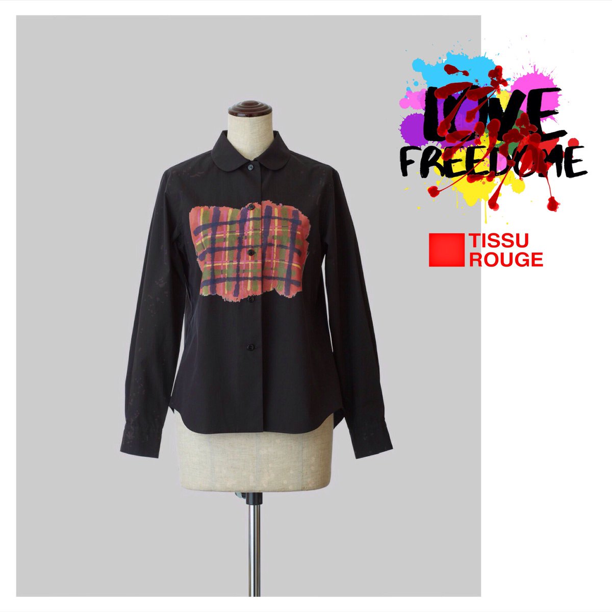 TISSU_ROUGE's tweet photo. TISSU ROUGE 2020 S/S Collection
.
Standard Shirt Hand Drawn Tartan Black
https://t.co/0qPrf4xDni
.
#tissurouge #tissu_rouge #fashion #avantgarde #fashionable #ootd #cutingedge #mode #styling #coordinate #outfit #かわいい #2020ss #freedom #streetfashion #kawaii #Japanbrand https://t.co/KWvriSxgCN
