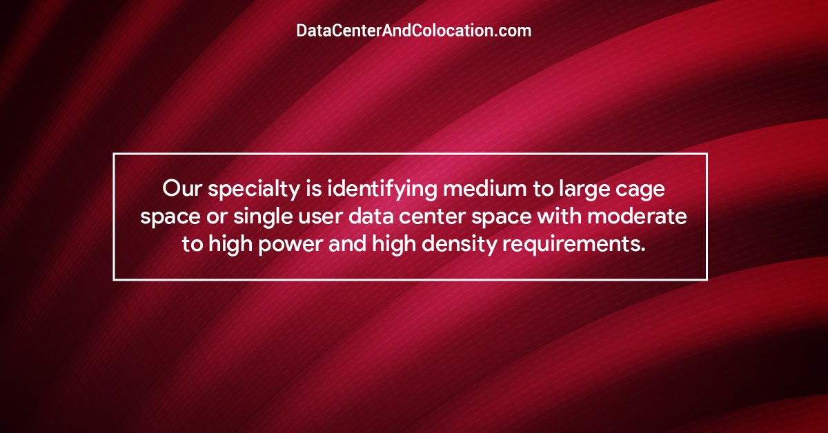 Our specialty is identifying medium to large cage space or single-user data center space with moderate to high power and high-density requirements. Visit datacenterandcolocation.com/services/coloc… for more information.
#datacenter #colocation #consulting #services #solutions #support