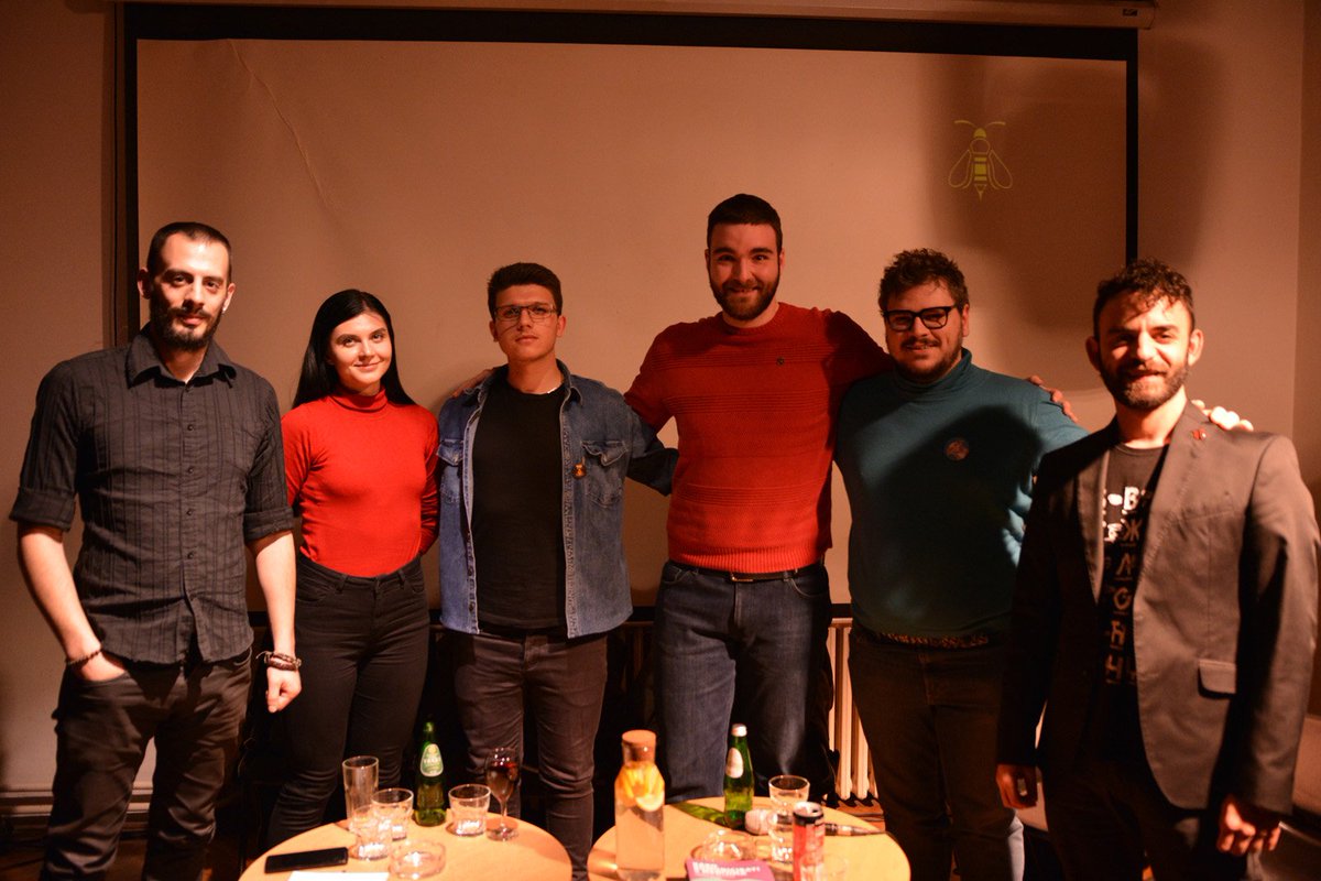 OSA_021's tweet photo. Omladinsko studentska akcija je u utorak 10.3. održala drugu po redu tribinu u saradnji sa KC LAB, pod nazivom "Kodiranje i dekodiranje". Na temu tribine "kako mediji utiču na mlade" diskutovali su:... (1) https://t.co/7j74mcGutE