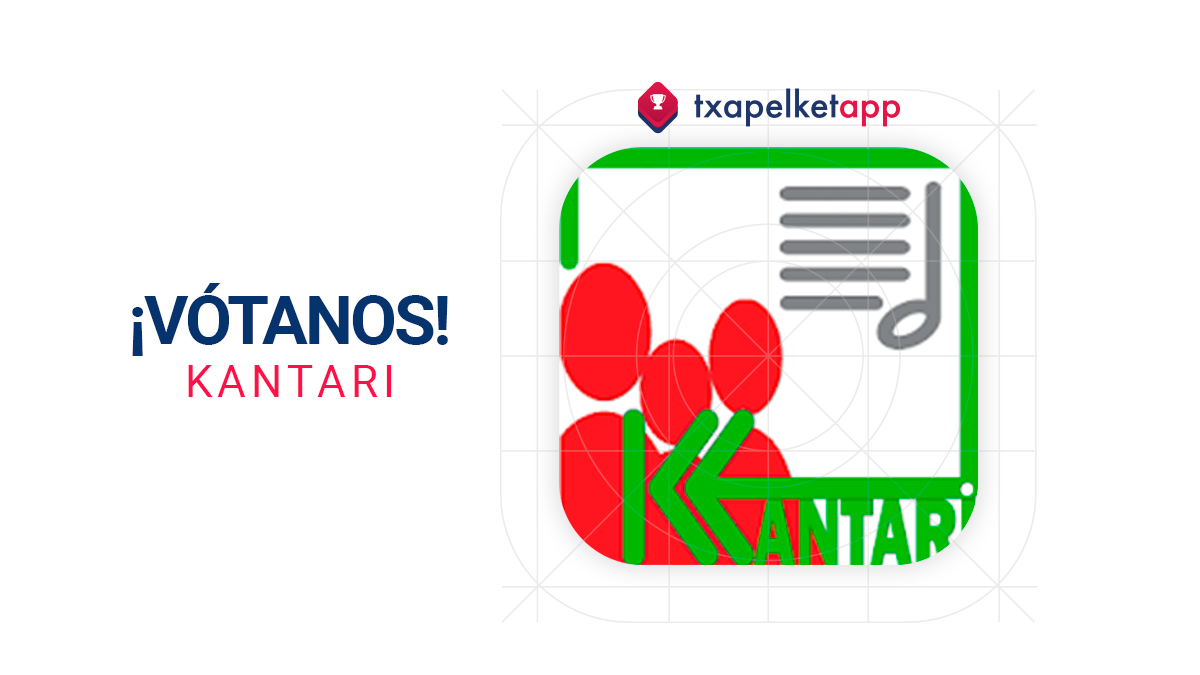 📲Candidatas para el #Txapelketapp 2020
▪️Presentamos a KANTARI: Libro de canciones
Kantari App reune los libros digitales con las letras de las canciones tradicionales vascas con el objetivo de cantarlas
¡A votar a <a href="/kantariapp/">Kantari app</a>!
ℹ️bit.ly/3d1KSgq
#Bilbapp20 #Bilbao #App