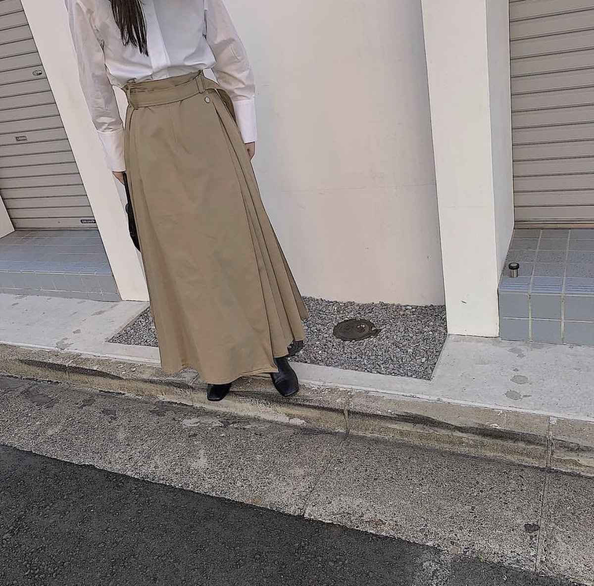 foufou フレアスカート foufou / フーフー | linen flare skirt リネン