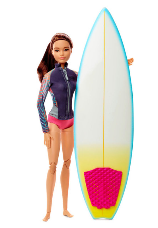 Mulboyne on X: Mattel has produced a Barbie doll based on surfer