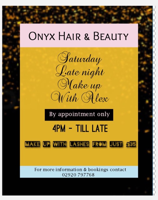 OnyxCardiff's tweet photo. Book in for your #makeup #salon #makeupartist #mua #wakeyupandmakeup #cosmetics #slave2beauty #treatyourself #blendwithtrend #offer #transformation #makeuptoslaves #dressyourface #cardiff #skin #beauty #makeupaddict https://t.co/KxUmFVeVSz