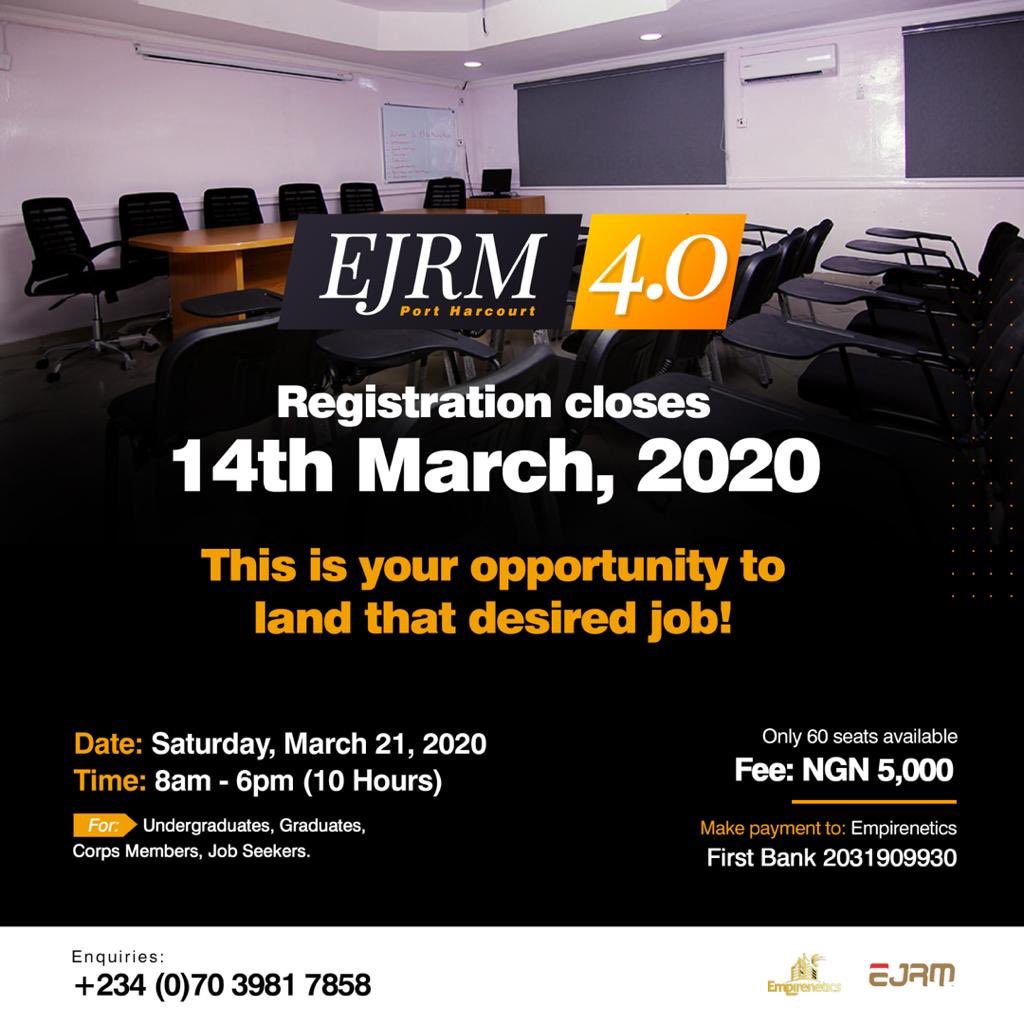 EJRMasterclass's tweet photo. It’s less than 10 days to go for our first masterclass in 2020! 

Who’s most excited?? 

Tag someone who should attend, he/she could win one of our sponsored tickets and be part of this mindblowing session for FREE! 

#Employment #Opportunities #Career #development  #EJRM4PH https://t.co/yUh7if88a4