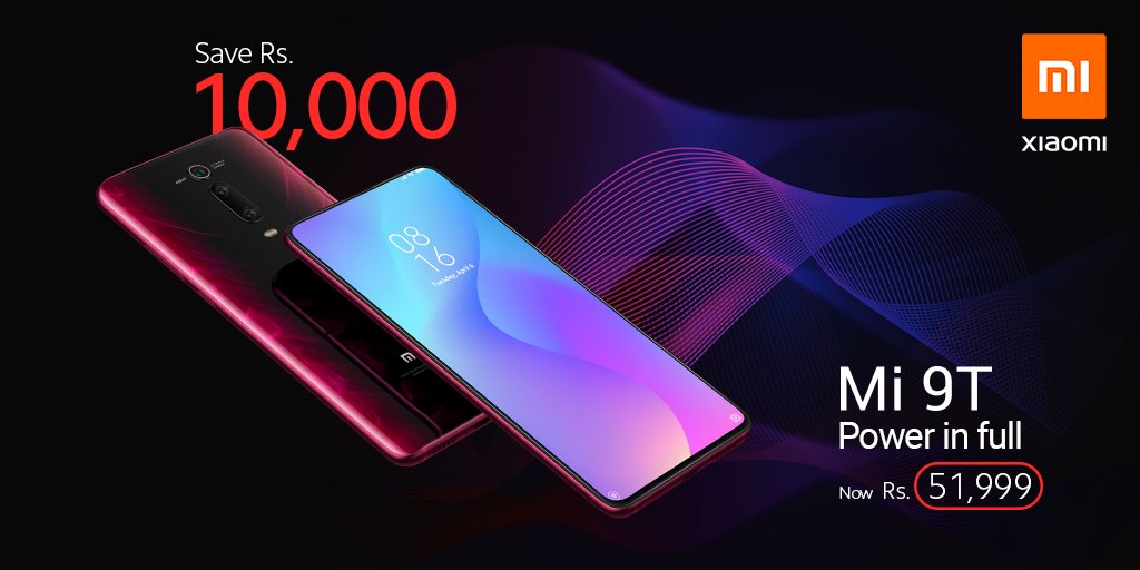 Xiaomi_Pakistan's tweet photo. Now save Rs.10,000 on the purchase of #Mi9T & get #PowerInFull.
Shop now: https://t.co/gnvj6u9X8r https://t.co/gEzvkQ3VMi