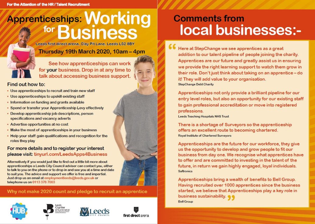 SaftronicsLtd's tweet photo. We are really proud of the apprenticeship scheme that we run and pleased that Leeds City Council have recognised our commitment to the up-skill of local school leavers. We hope to see you at the event.

To find out more about our journey visit https://t.co/NBB0HTU6M4 https://t.co/Dd91olx9hv