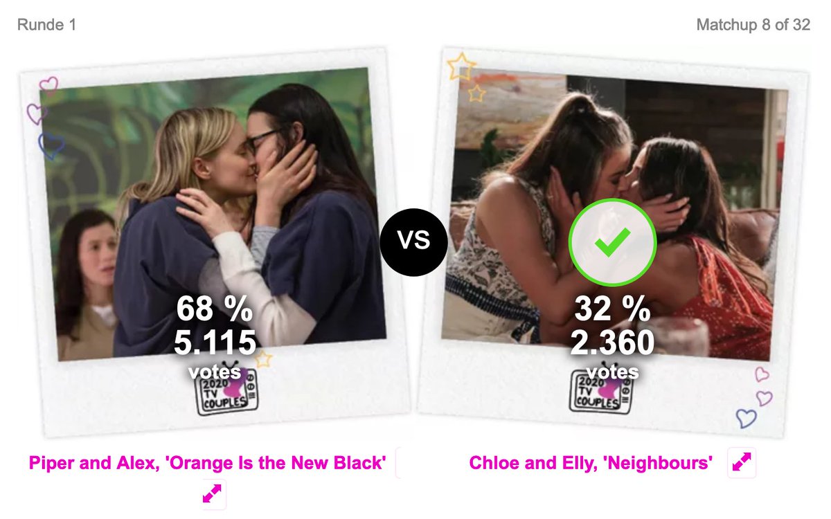 unbreakable86_'s tweet photo. Good morning!
We have tough competition with Vauseman for our favorite little ship, but this is the chance to make our voices heard. Vote #Chelly in this year's #ZimbioMarchMadness.
Even if we lose, we will have spoken up! β€οΈ
#ChellyEndgame
#WeWantChelly
#Neighbours https://t.co/ry36aTXSw5