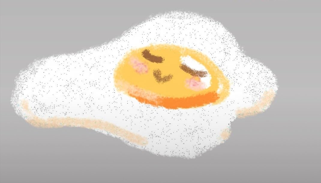 I drew an eggo uwu