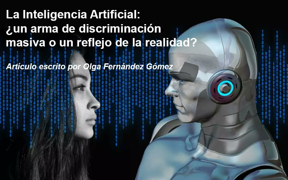 MujeresSP's tweet photo. Hoy visita nuestro blog @Olgafl
📌La Inteligencia Artificial: ¿un arma de discriminación masiva o un reflejo de la realidad?
No te lo pierdas!🔝👌🏾🙋🏽‍♀️🙋🏻‍♀️💜 https://t.co/oXWYq3AZqf  #mujeresSP #IA #AAPP #innovacionPublica https://t.co/0ukD012PpH