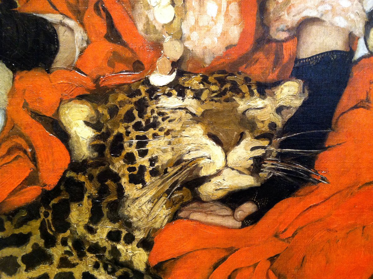 Sarah Stilwell Weber. 'Woman with Leopards'