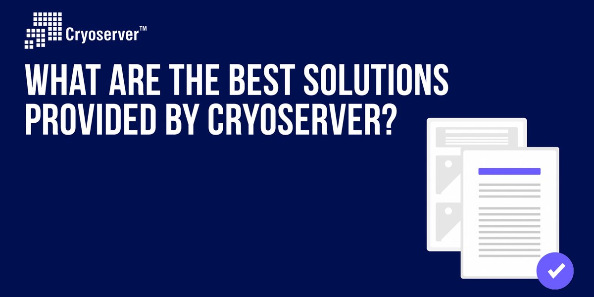 Cryoserver's tweet photo. Best solutions provided by #Cryoserver and how they can benefit you. https://t.co/NFm00YwpXT

#EmailArchiving #EmailArchivingSolution #EmailArchivingSolutions #ThursdayThoughts #ThursdayMotivation #ThursdayGrind #thursdaythought #thursdaymorning #ThursdayWisdom #EmailStorage https://t.co/I8QRsBbl1j
