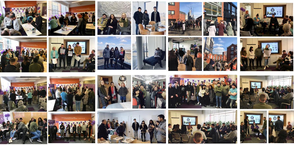 urbanbubbleUK's tweet photo. QUARTERLY WELCOME EVENT! We had a great turn out to say a big hello to all of our new starters, who had the opportunity to come together, meet one another, as well as our MD Michael Howard & learn more about urbanbubble's history, values and our mission. #urbanbubble https://t.co/1HYq9HN58m