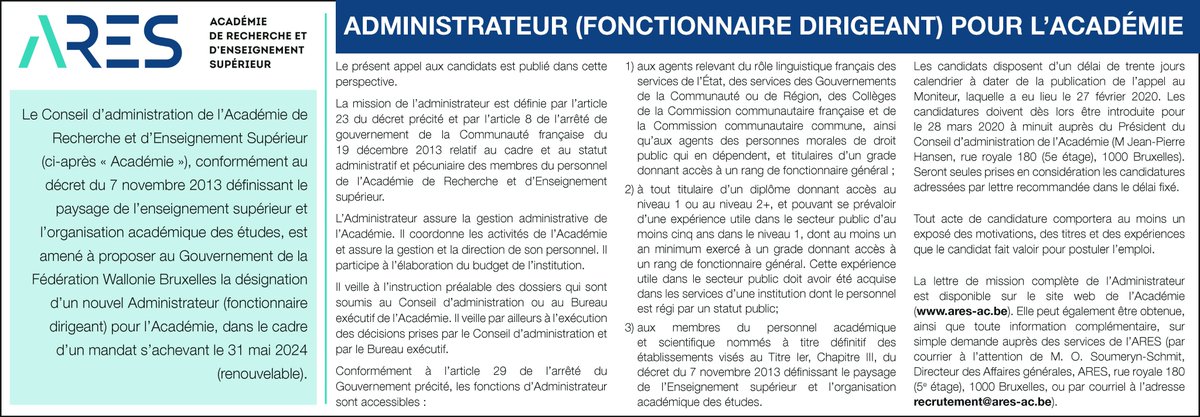 juliennicaise's tweet photo. Un top job, une super équipe et une très belle mission de service public.
#job 
⬇ https://t.co/oJn2E9Rcya
