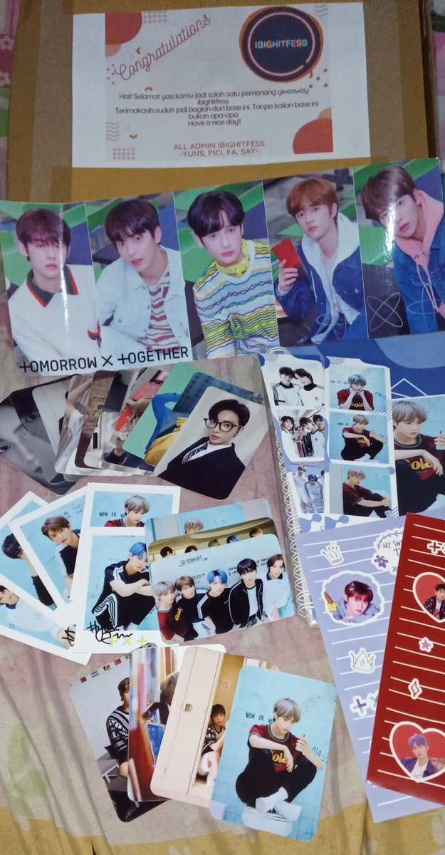 Hadiah nya udah nyampe min.. 😭😭😭
Thank u buat <a href="/adm_bighit/">Pulici IBH 🚨</a> <a href="/ibighitfess/">off</a> 💜💜💜💜💜
Thank u buat GA nya jugaaa..💜💜
Sayang adm💜😭😭