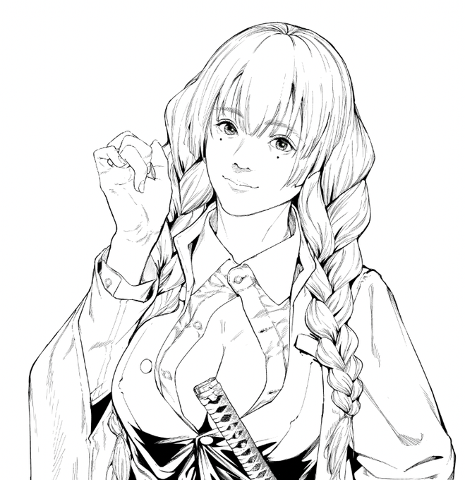 次のチェキは…甘露寺蜜璃コス❣️❣️❣️ 