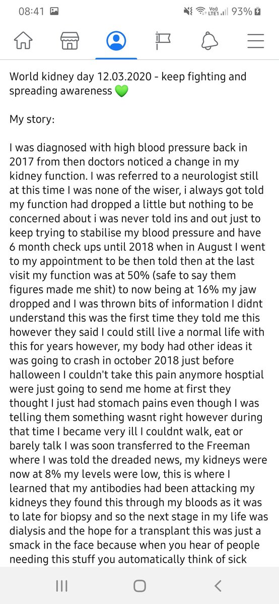 Shiarnlou's tweet photo. My story about #KidneyDisease #dialysis #CKD #MyStory #reallife #WorldKidneyDay2020 💚💚💚 https://t.co/N1Nk4o9W3a
