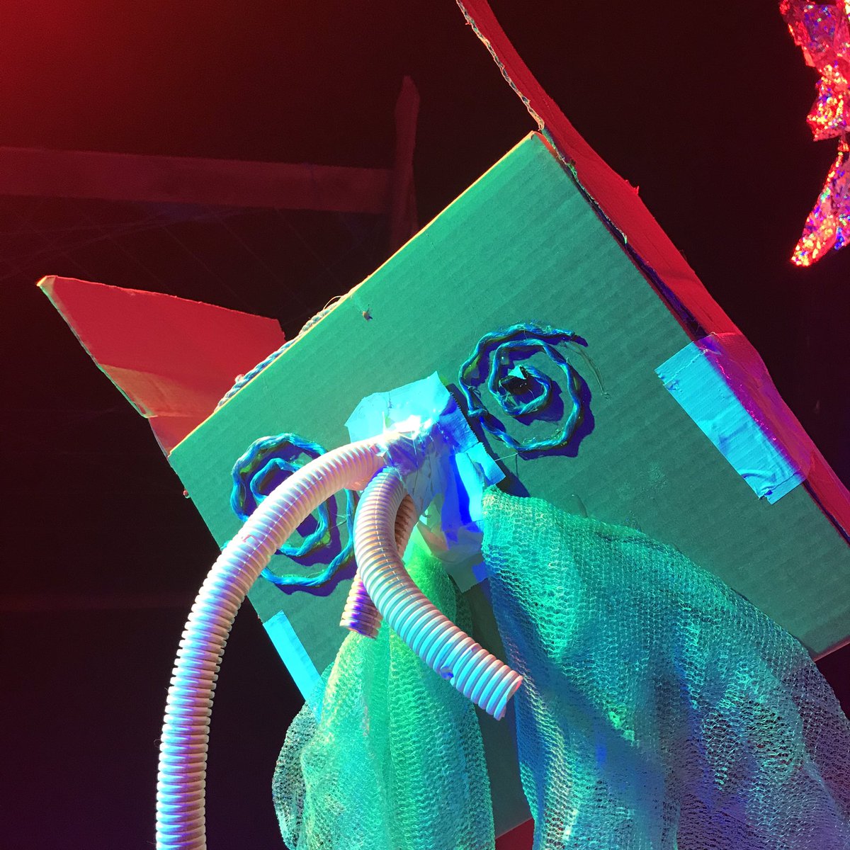 MSETarts's tweet photo. Mid-way through week 1 of our immersive installation exclusive to pupils at a Tower Hamlets school. We’re going on a journey. What do you think we’ll see? Who do you think we’ll meet? #habitats #immersiveinstallation https://t.co/V5s5HuZdWw