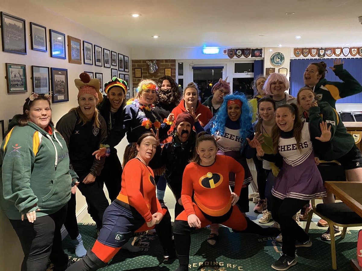 RRFC_Ladies's tweet photo. Fancy dress rugby last night, in aid of sports relief, £80 raised.
Shout out to walking rugby who also took part!  #rugbylove 
We will be back at Holme Park next Wednesday, minus the tutus, come along at 7pm 💚  
#sportsrelief #readingladies #readingkites #rdguk #explorereading https://t.co/RtxKBT0ENq