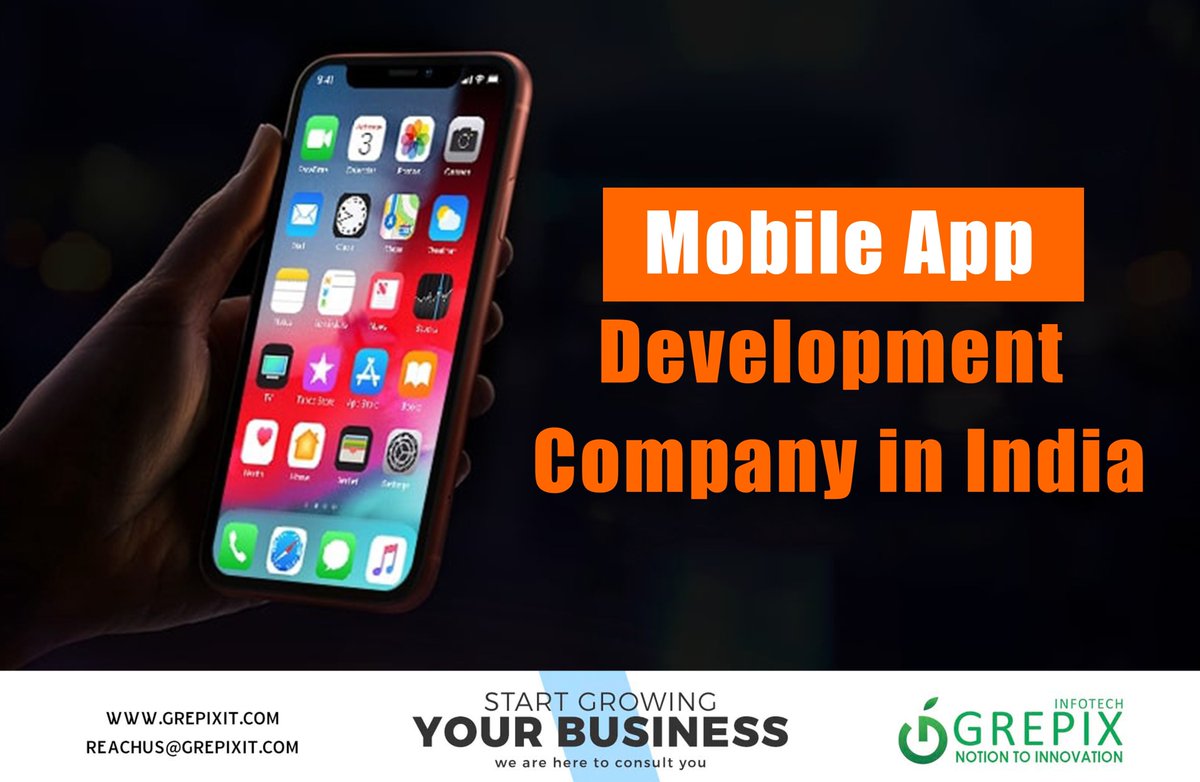 grepixit's tweet photo. One of the best mobile app development company in India. We usually develop mobile applications using the latest technology and framework.
https://t.co/9DkWcmqRos
#mobileappdevelopmentcompanyinIndia #mobileappdevelopmentcompanyIndia #mobileappdevelopmentcompany #developers https://t.co/KSaD8nJVKU