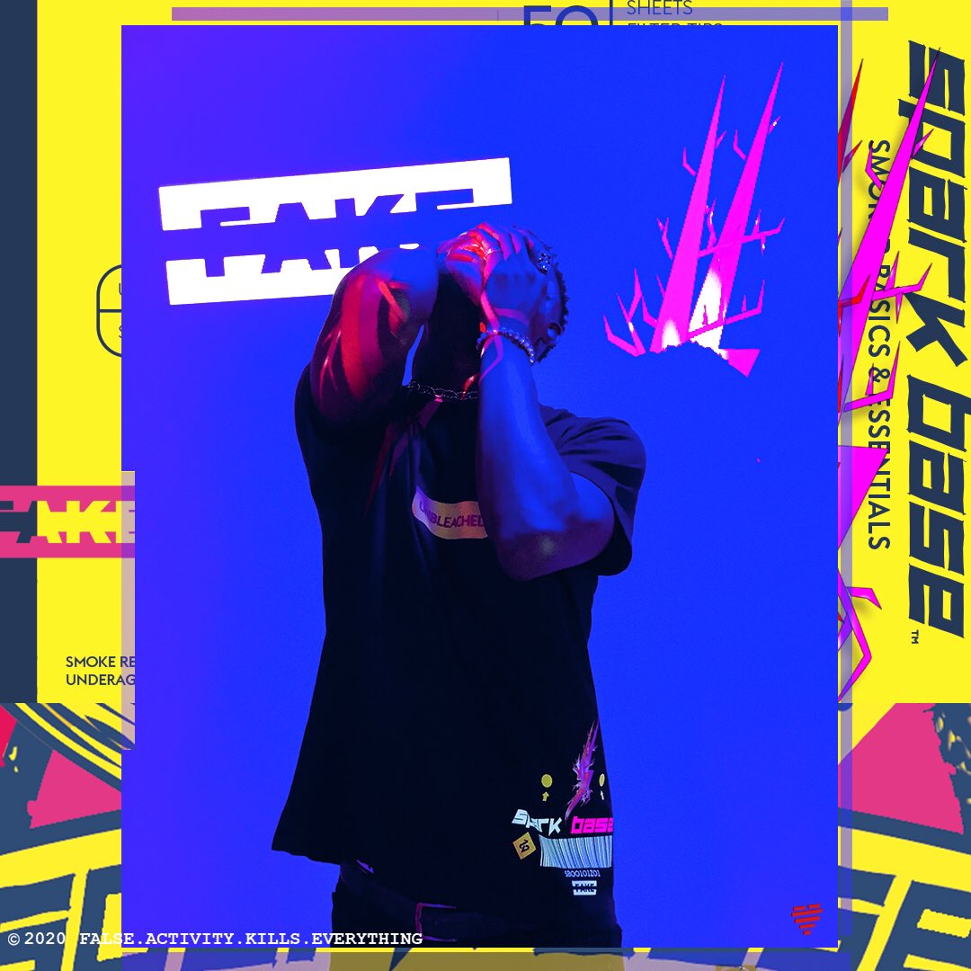 falseactivity's tweet image. CAUTION ⚠️: “U N B L E A C H E D”.
A ⚡️ A C T I V I T Y {available at Falseland}
©2020 False.Activity.kills.Everything
#falseactivity #sparkbase