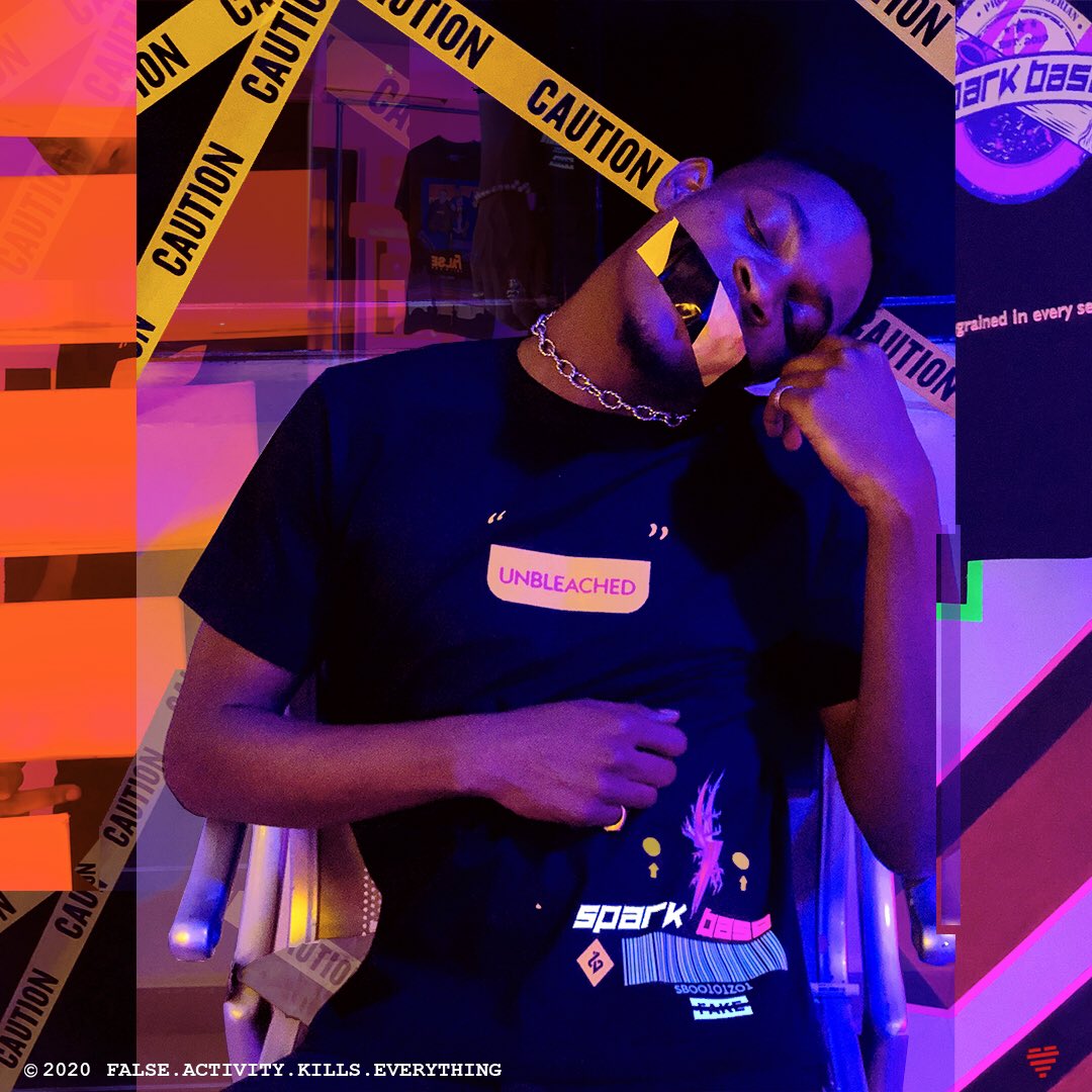 falseactivity's tweet image. CAUTION ⚠️: “U N B L E A C H E D”.
A ⚡️ A C T I V I T Y {available at Falseland}
©2020 False.Activity.kills.Everything
#falseactivity #sparkbase