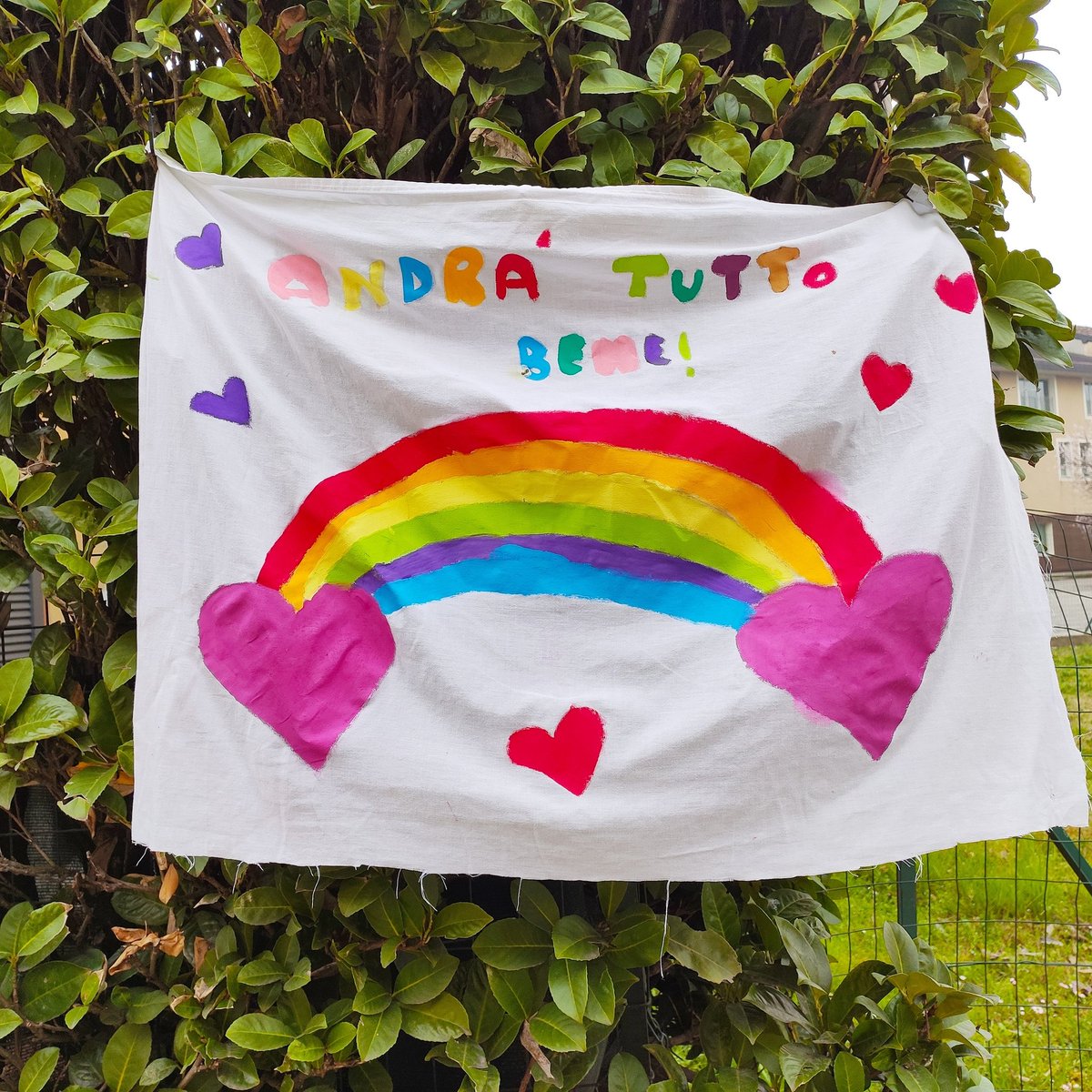 #AndràTuttoBene 🌈💪🏼
 #UnaStrada #12Marzo