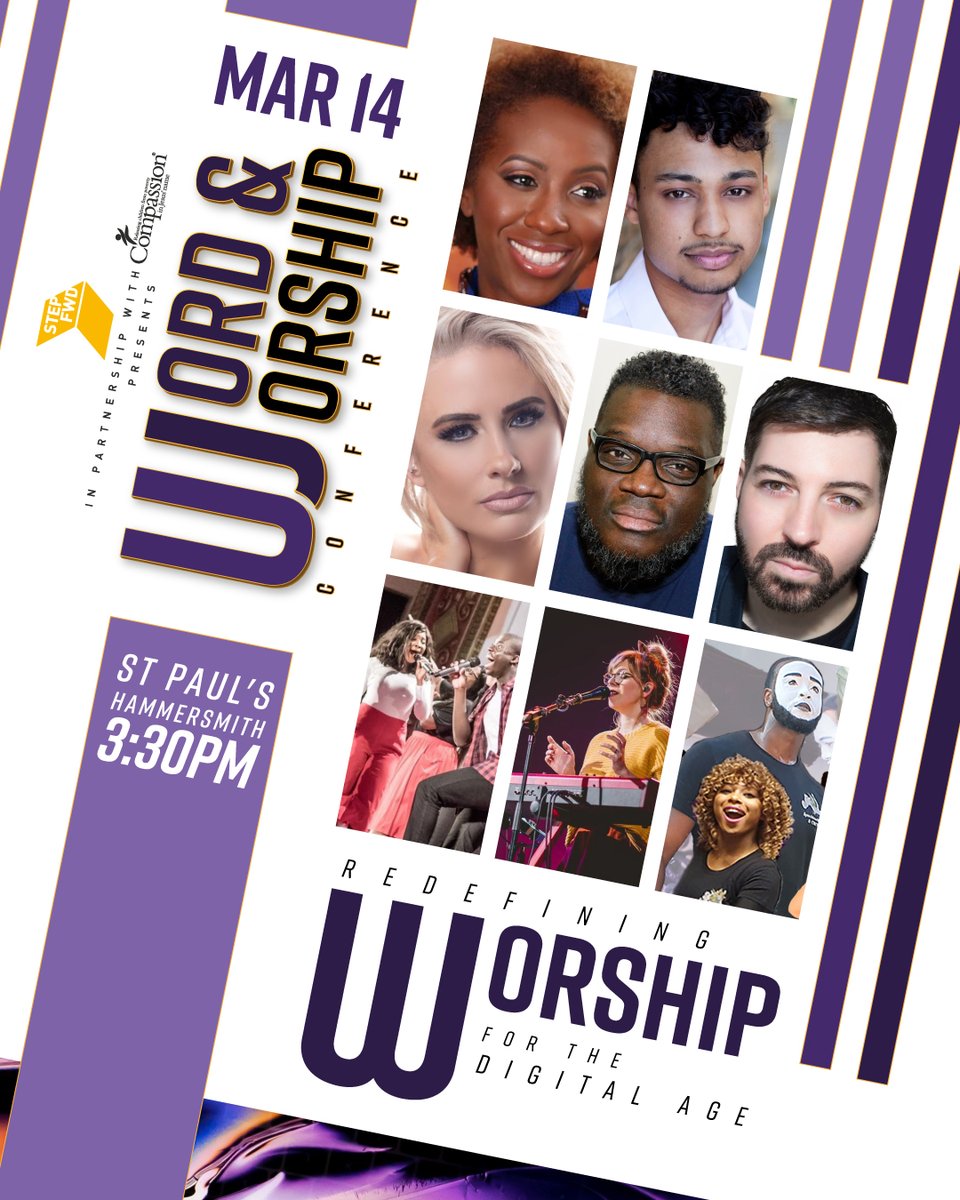 MCE_Updates's tweet photo. THIS SATURDAY in partnership with @compassionuk, @AStepFWD 1st event of 2020!

WORD &amp; WORSHIP CONFERENCE (WWC2020) - ‘Redefining for the Digital Age’

Spoken word, Mini-sermons, Panel discussions &amp; Creative worship with a twist!

Tickets: https://t.co/WaxPl98qG6

#MyChurchEvents https://t.co/VS99EZ1N8O