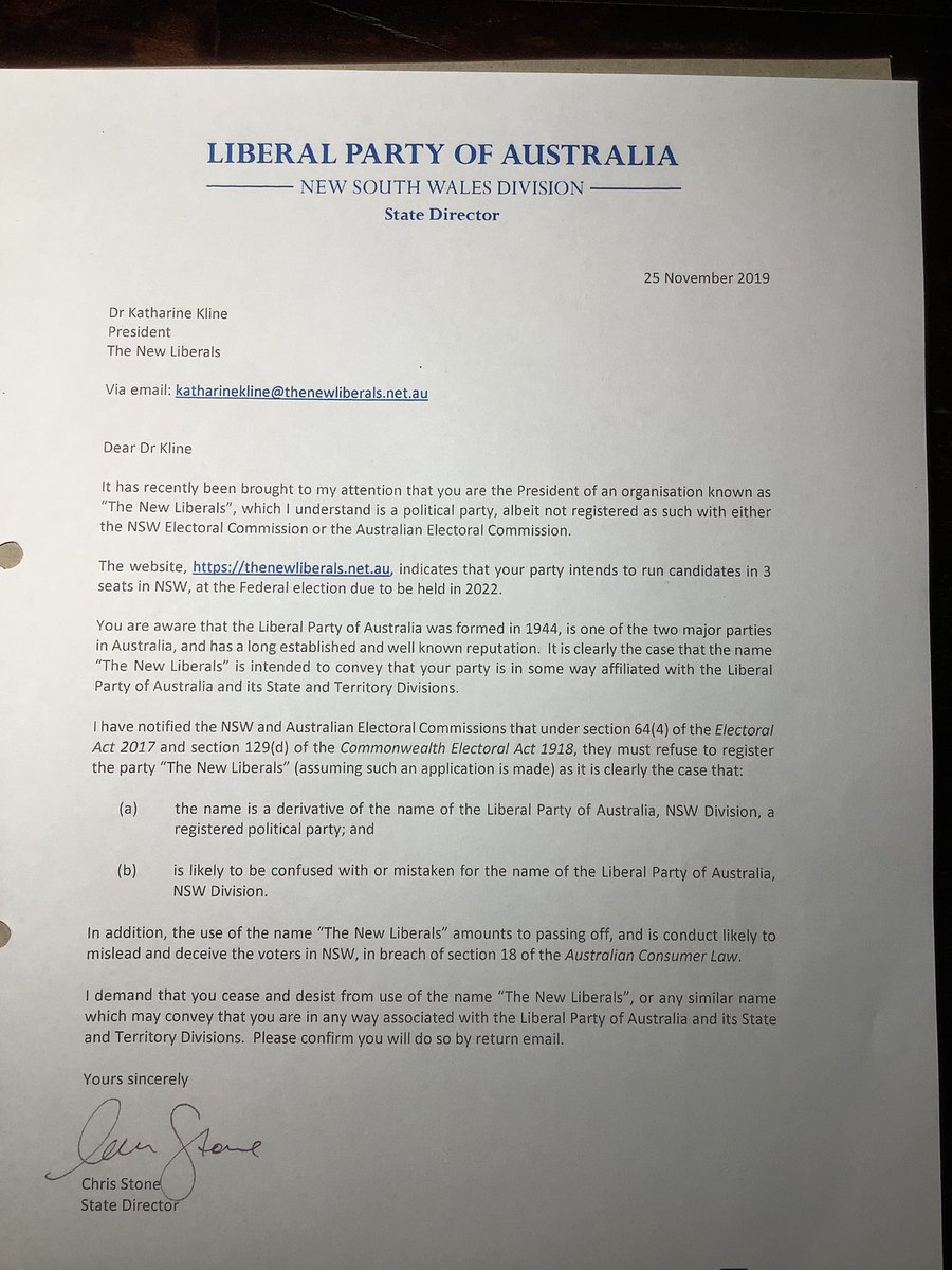 TheNewLiberals on Twitter: "Cease and desist letter from LPA. No Throughout Cease And Desist Letter Template Australia