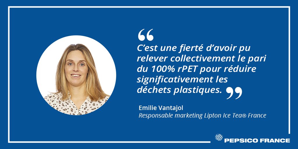 Avec ce nouveau format, Lipton Ice Tea utilisera 4 800 tonnes de plastique vierge en moins tous les ans #WinningWithPurpose 🙌 👉 buff.ly/2W5t9OY