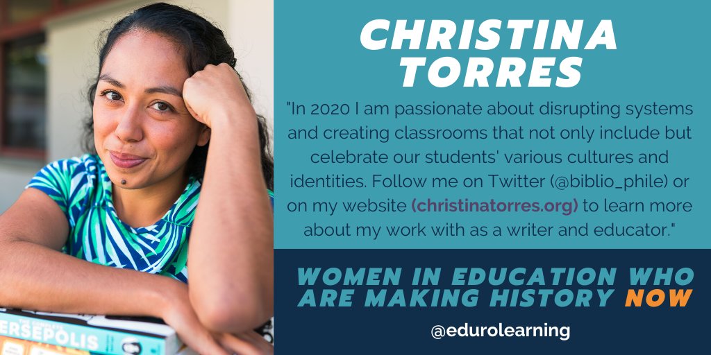 EduroLearning's tweet photo. #EduroWomen celebrates #WomensHistoryMonth by honoring the Women in Education who are making history NOW. We are grateful for educators like @biblio_phile
Learn more
https://t.co/lTV4U7SKq6
#womenED #coachbetter #leaderchip https://t.co/hZwuLJdRuq