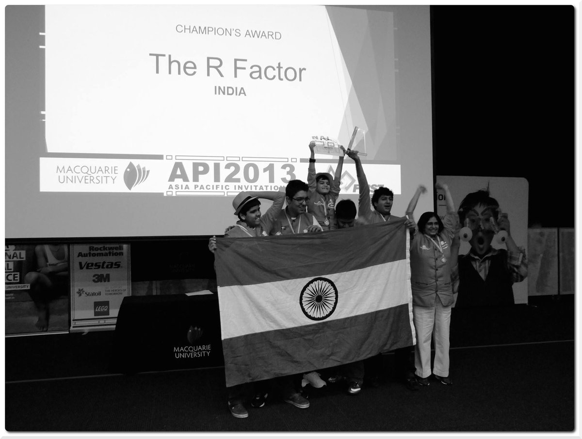 With the postponement of our home events, we have been thinking of the teams around the world we won't see this season. We met R Factor at API in 2013 and we hope they will come back to Australia soon! #FIRSTwithoutboundaries #friendswithrobots #frc #omgrobots