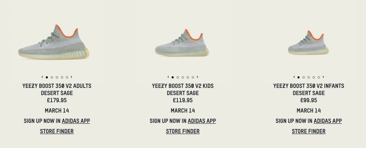 The adidas Yeezy Boost 350 V2 Desert Sage Arrives This Spring