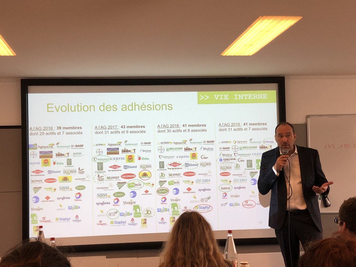 sesame_events's tweet photo. AG 2020 @IBMAFrance : une représentativité forte qui témoigne de bien vivre ensemble : 99% du CA du #Biocontrole. Rapport moral du président @antyera33 @IBMAgl @Agri_Gouv @dguillaume26 @Ecologie_Gouv @RBiocontrole @Anses_fr https://t.co/J2z3CcH8jo