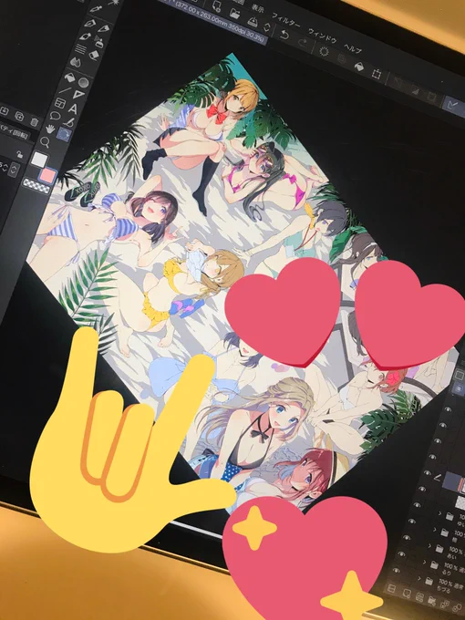 健全絵水着絵🍓
なかなか終わらない…! 