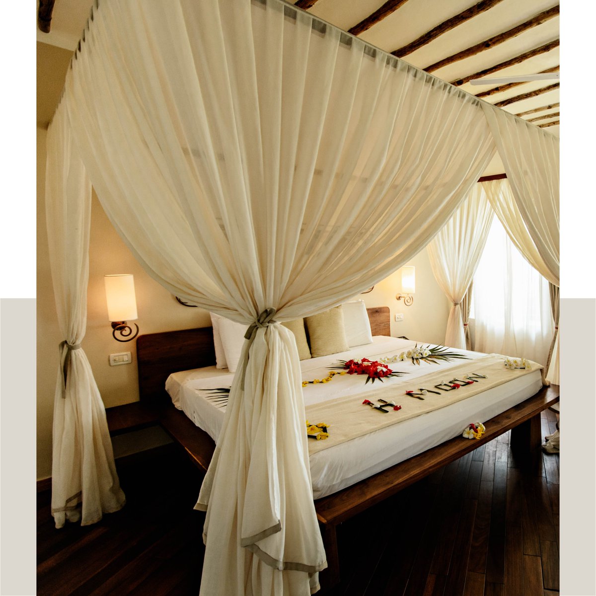 EssqueO's tweet photo. Can you picture yourself staying in our romantic  Honeymoon suite after your wedding?​

@EssqueO 
#EssqueZaluZanzibar 
#EssqueZalu ​
#Zanzibar​
#ZanzibarIsland​
#ZanzibarTravel​
#Honeymoon​
#HoneymoonSuite​
#HoneymoonDestination​
#HoneymoonTime https://t.co/L6oIAHCIdu