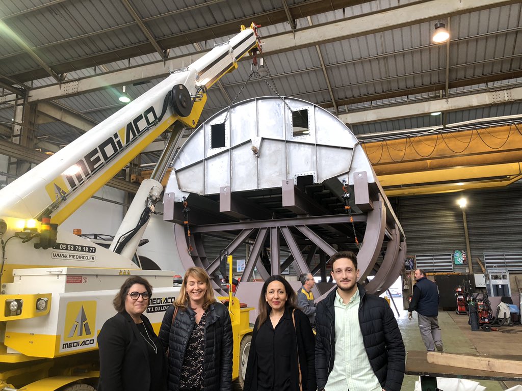 La liste Bergerac Simplement en visite chez STS ! Avec <a href="/2020Helene/">Hélène Gauthier 2020</a> !