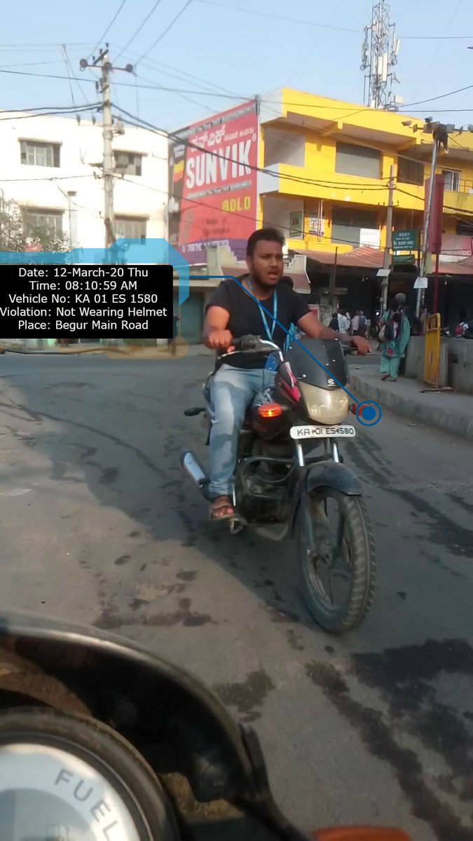 RoadSenseAI's tweet photo. #AutoBot #AI #Follow_Traffic_Rules #BangaloreCityTraffic #RidingWithoutHelmet #RoadSafety #Section194D #RoadSense @blrcitytraffic @btppubliceye #WearHelmet #RideSafely
For More Information 
https://t.co/ujrsIqs6Ht https://t.co/sGvTcpYqfI