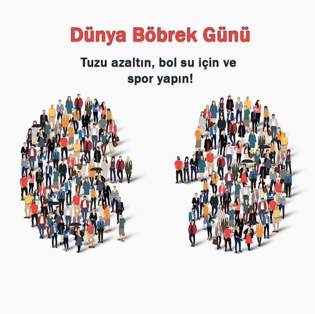 DiakanS's tweet photo. Başlıca görevi kandaki atık maddeleri süzmek ve vücuttan uzaklaştırılmasına aracılık etmek olan ve hayati önem taşıyan böbreklerimizi korumak için; 
*sağlıklı beslenin, 
*bol su tüketin, 
*düzenli egzersiz yapın, 
*tuz tüketimini en aza indirin.

#DünyaBöbrekGünü https://t.co/MPRdUGy3i7