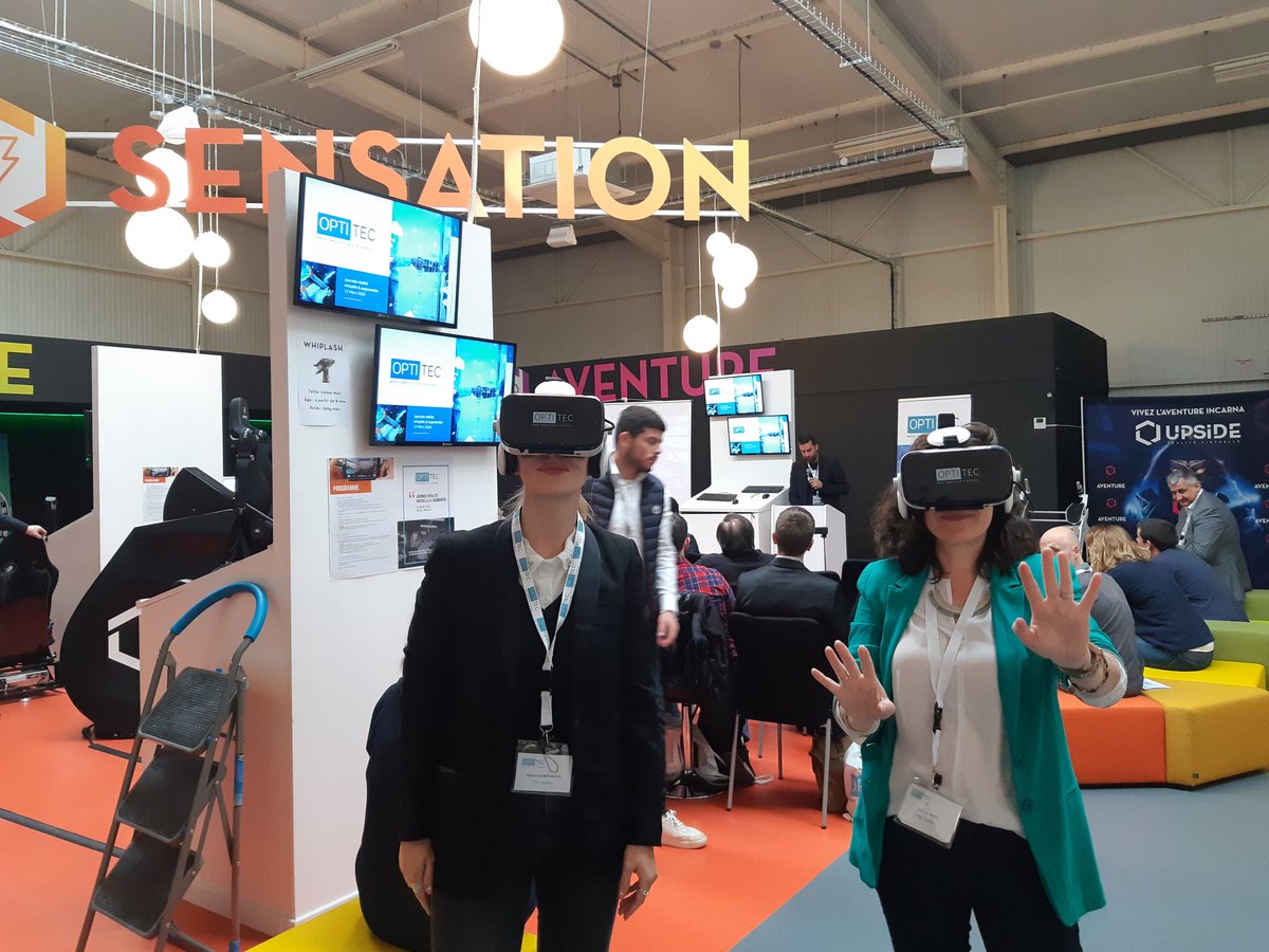 IES (@iesmontpellier) on Twitter photo En direct de la journée Realite Virtuelle Augmentée : Virginie Routaboul, nouvelle chargée d'affaire Occitanie Est d'Optitec a été présentée aux industriels et académiques présents. Des casques VR sont offerts aux participants de la journée. En direct de la journée Realite Virtuelle Augmentée : Virginie Routaboul, nouvelle chargée d'affaire Occitanie Est d'Optitec a été présentée aux industriels et académiques présents. Des casques VR sont offerts aux participants de la journée.